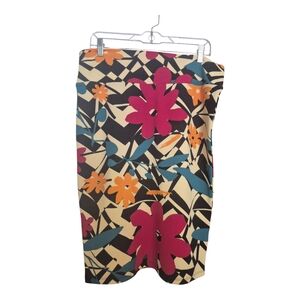 LuLaRoe Cassie Size Large Florals Skirt